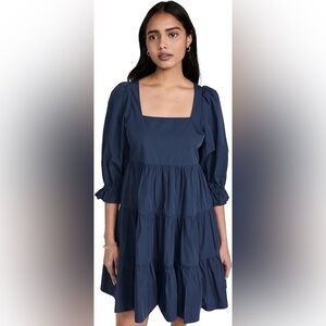 Madewell Lizzie Poplin Babydoll Dress (Size 2) NWT